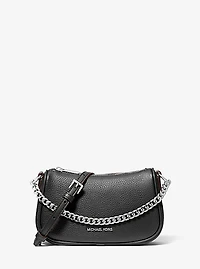 Carmela Small Pebbled Leather Crossbody Bag
