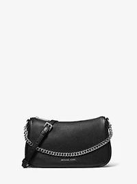 Carmela Medium Pebbled Leather Crossbody Bag