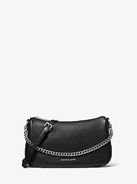 Carmela Medium Pebbled Leather Crossbody Bag