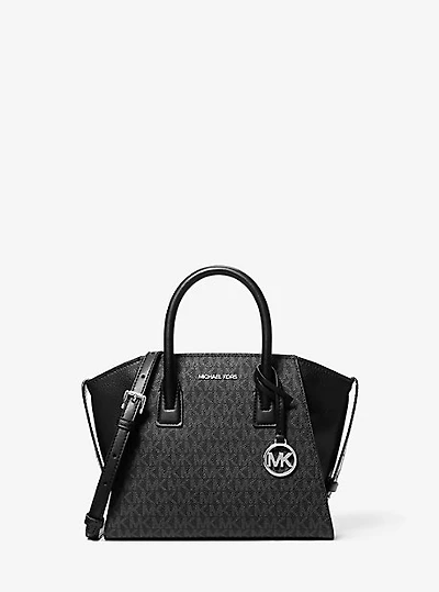 Avril Small Signature Logo Satchel