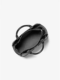 Reed Small Pebbled Leather Satchel