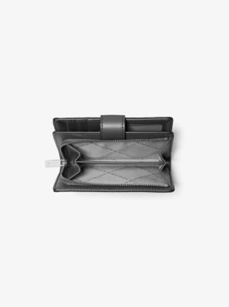 Jet Set Medium Two-Tone Logo Wallet