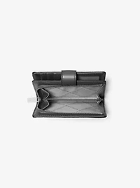 Jet Set Medium Two-Tone Logo Wallet