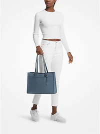 Jet Set Travel Large Saffiano Leather Tote Bag