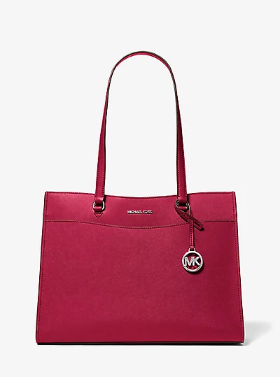 Jet Set Travel Large Saffiano Leather Tote Bag
