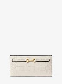 Carson Large Crocodile Embossed Wallet