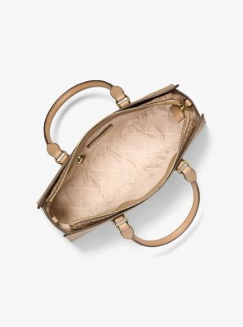 Arden Medium Top-Zip Satchel