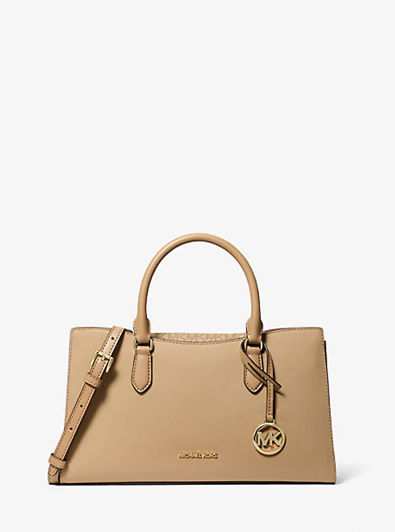 Arden Medium Top-Zip Satchel