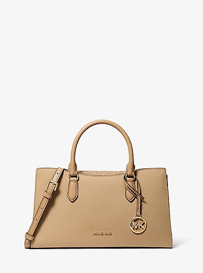 Arden Medium Top-Zip Satchel