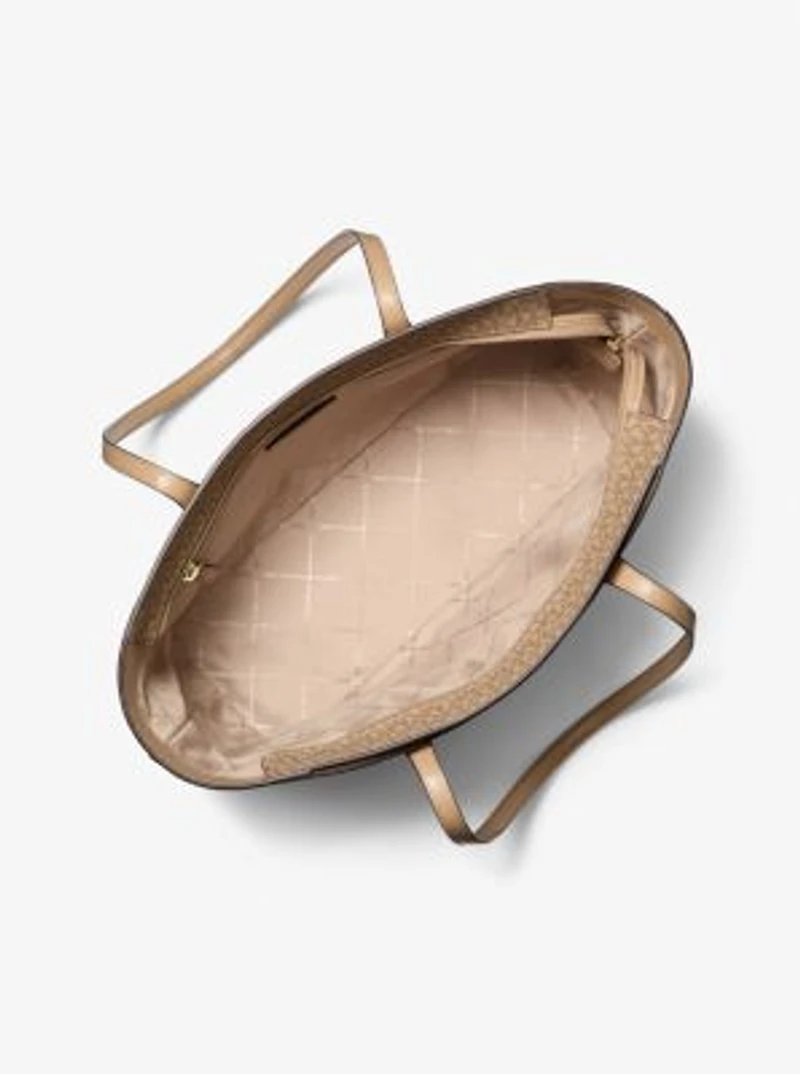 Arden Large Top-Zip Tote Bag