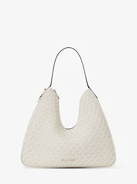 Nayla Medium Signature Logo Shoulder Bag
