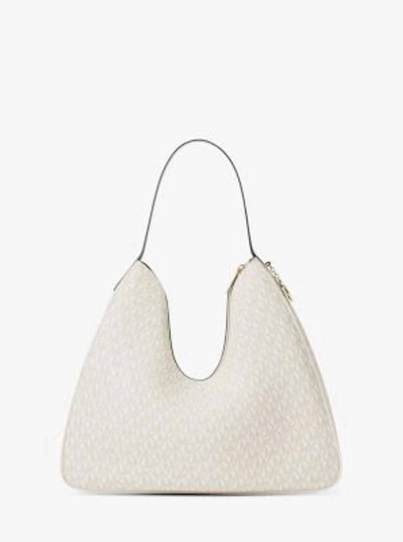 Nayla Medium Signature Logo Shoulder Bag