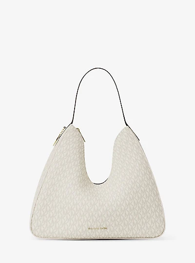 Nayla Medium Signature Logo Shoulder Bag