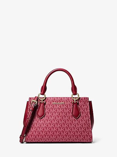 Marilyn Small Signature Logo Messenger Bag