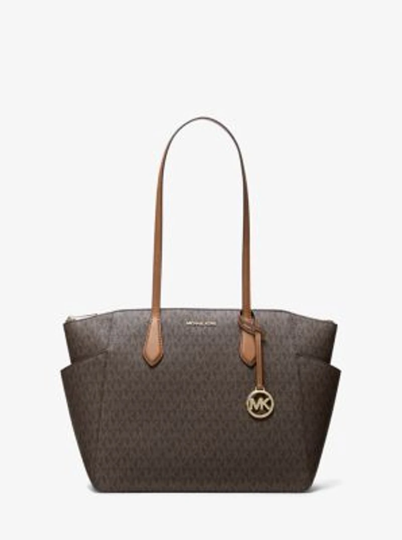 Marilyn Medium Signature Logo Tote Bag