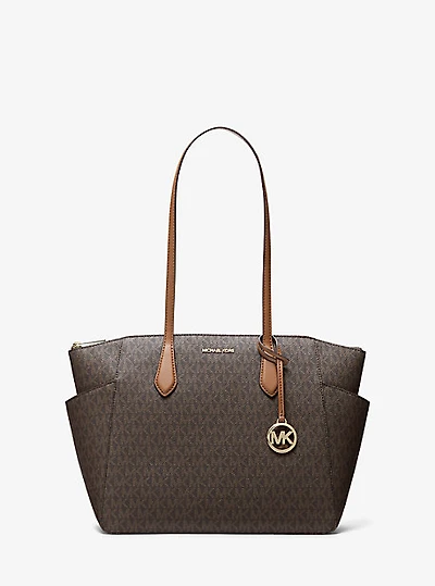 Marilyn Medium Signature Logo Tote Bag