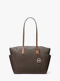 Marilyn Medium Signature Logo Tote Bag