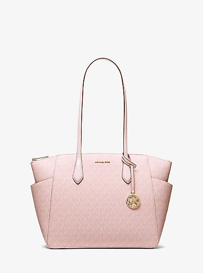 Marilyn Medium Signature Logo Tote Bag