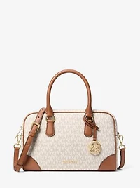 Thompson Medium Signature Logo Satchel