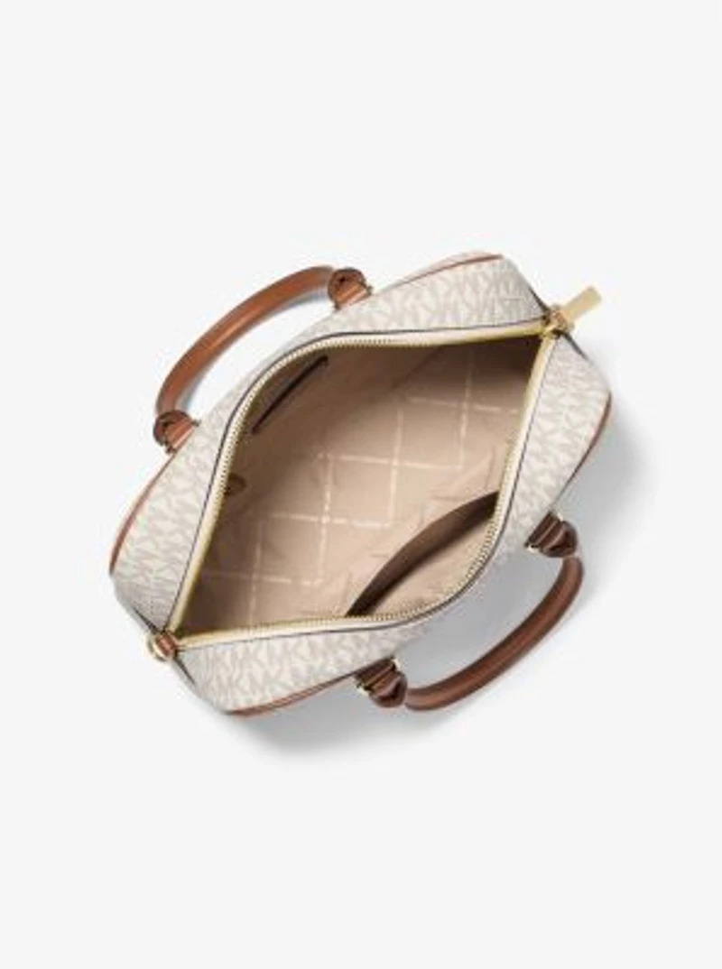 Thompson Medium Signature Logo Satchel