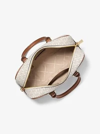 Thompson Medium Signature Logo Satchel