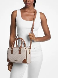 Thompson Medium Signature Logo Satchel