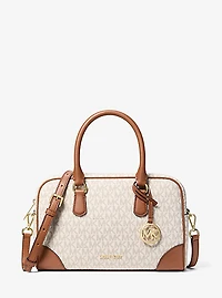 Thompson Medium Signature Logo Satchel