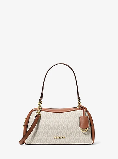 Cecily Small Signature Logo Shoulder Bag