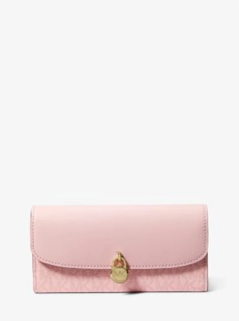 Hamilton Large Signature Logo Continental Wallet