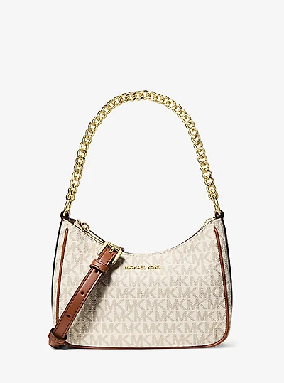 Jet Set Signature Logo Convertible Crossbody Bag