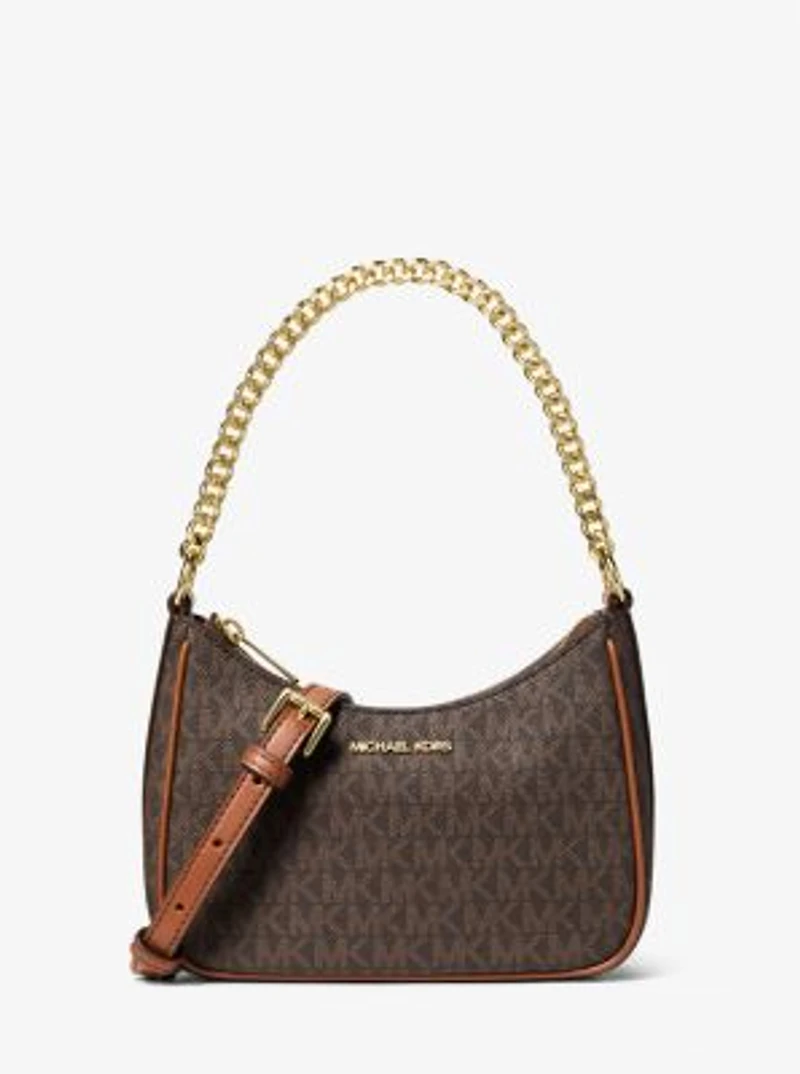 Jet Set Signature Logo Convertible Crossbody Bag