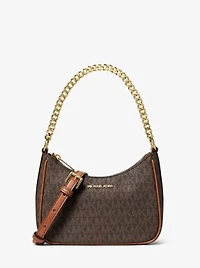 Jet Set Signature Logo Convertible Crossbody Bag