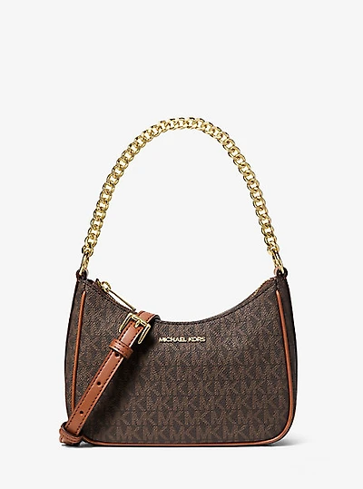 Jet Set Signature Logo Convertible Crossbody Bag