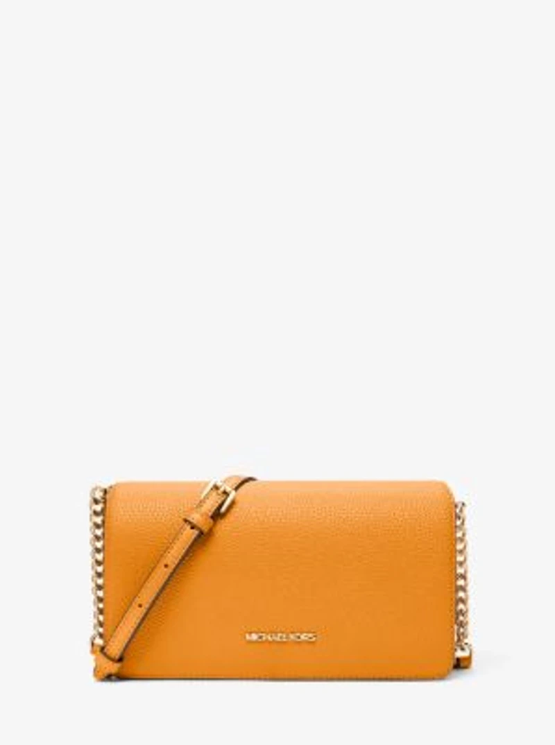 Jet Set Travel Medium Pebbled Leather Crossbody Bag
