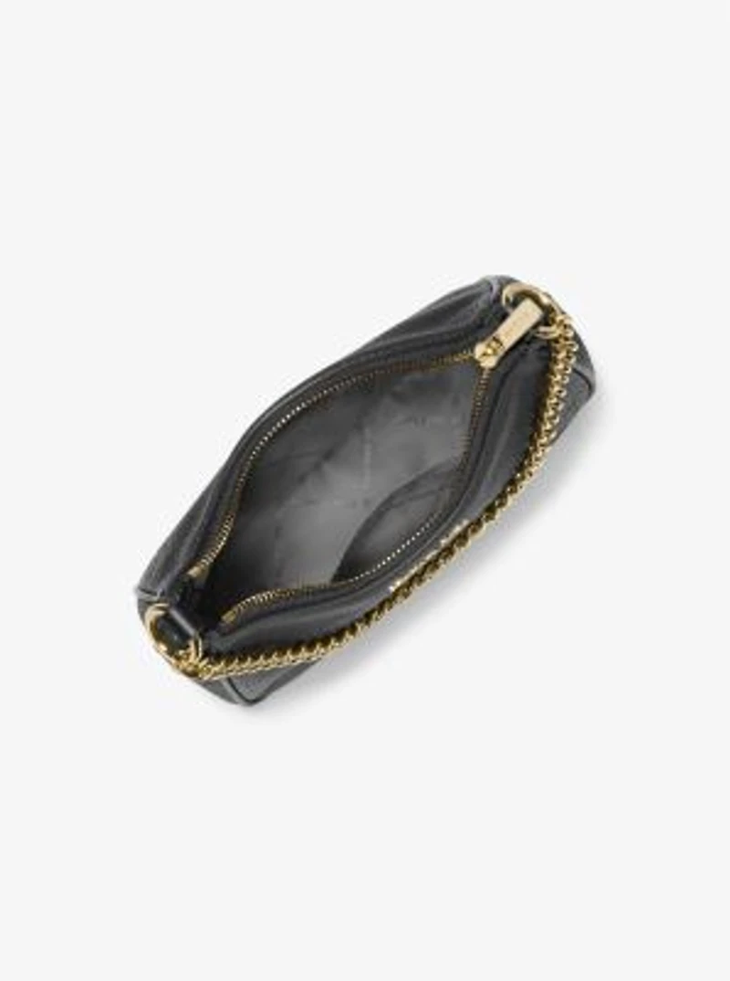Jet Set Travel Pebbled Leather Convertible Crossbody Bag