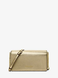 Jet Set Travel Medium Metallic Crossbody Bag