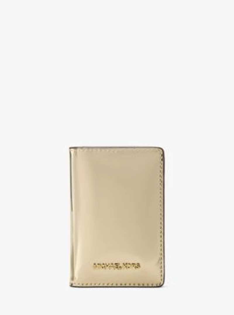 Jet Set Small Metallic Bi-Fold Wallet