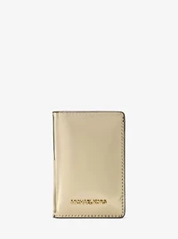 Jet Set Small Metallic Bi-Fold Wallet