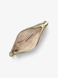 Jet Set Small Metallic Wristlet