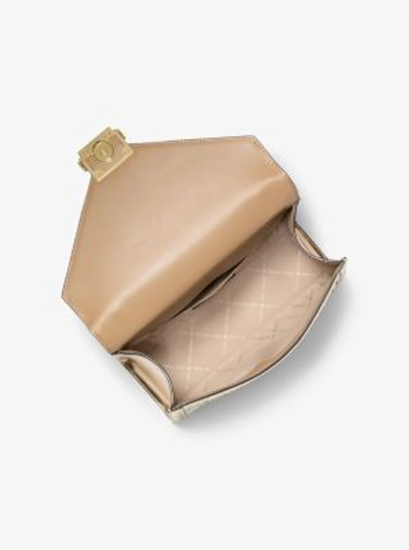 Whitney Medium Embellished Metallic Shoulder Bag