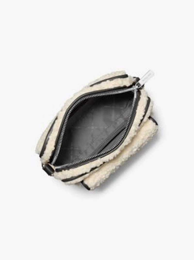 Bradshaw Extra-Small Faux Shearling Camera Crossbody Bag
