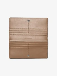 Carson Large Patent Crocodile Embossed Wallet