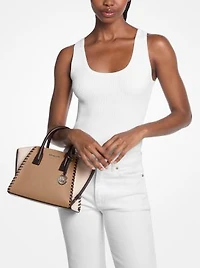 Avril Small Leather Satchel
