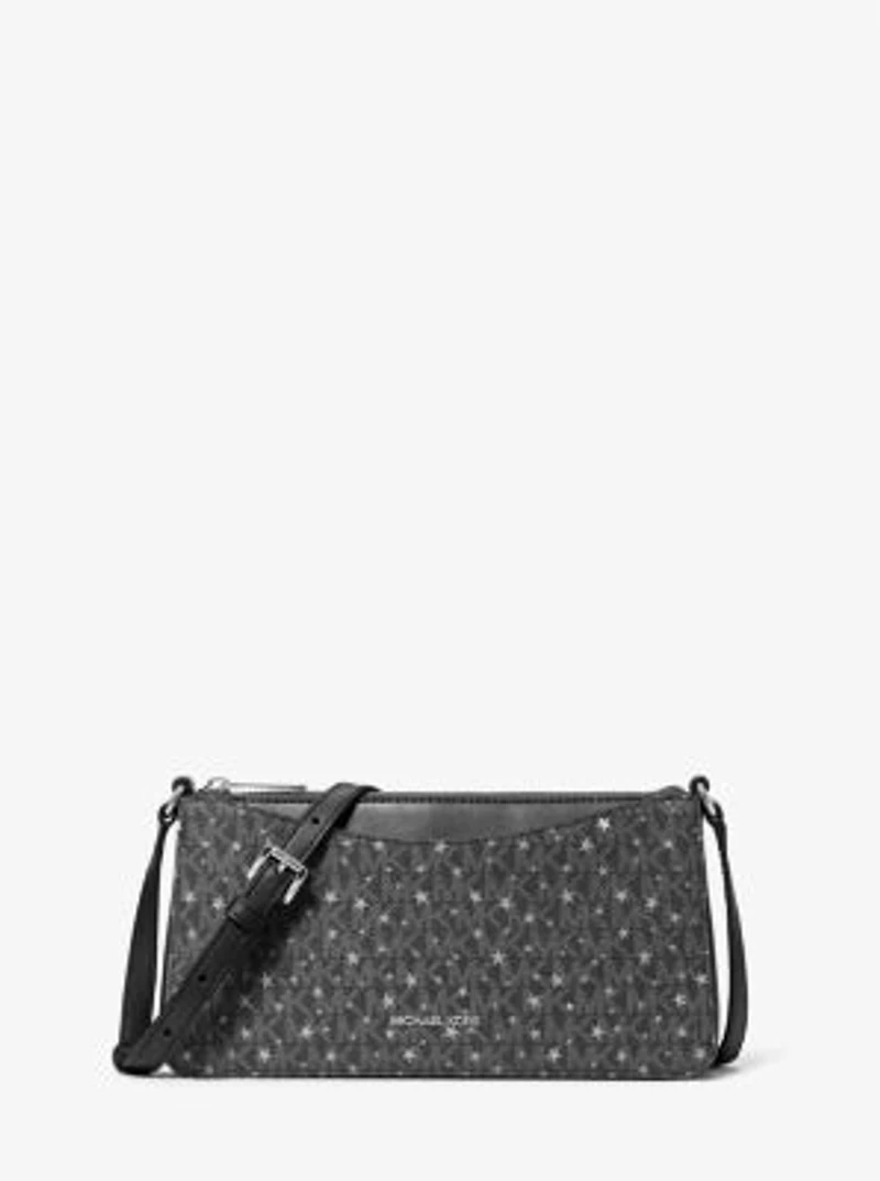 Arden Medium Printed Signature Logo Crossbody Bag