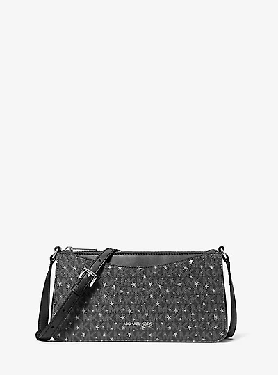 Arden Medium Printed Signature Logo Crossbody Bag