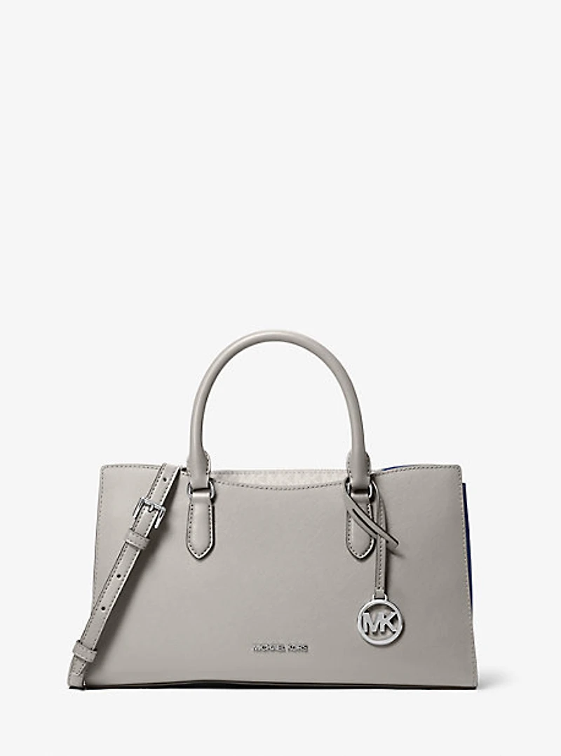 Arden Medium Top-Zip Satchel