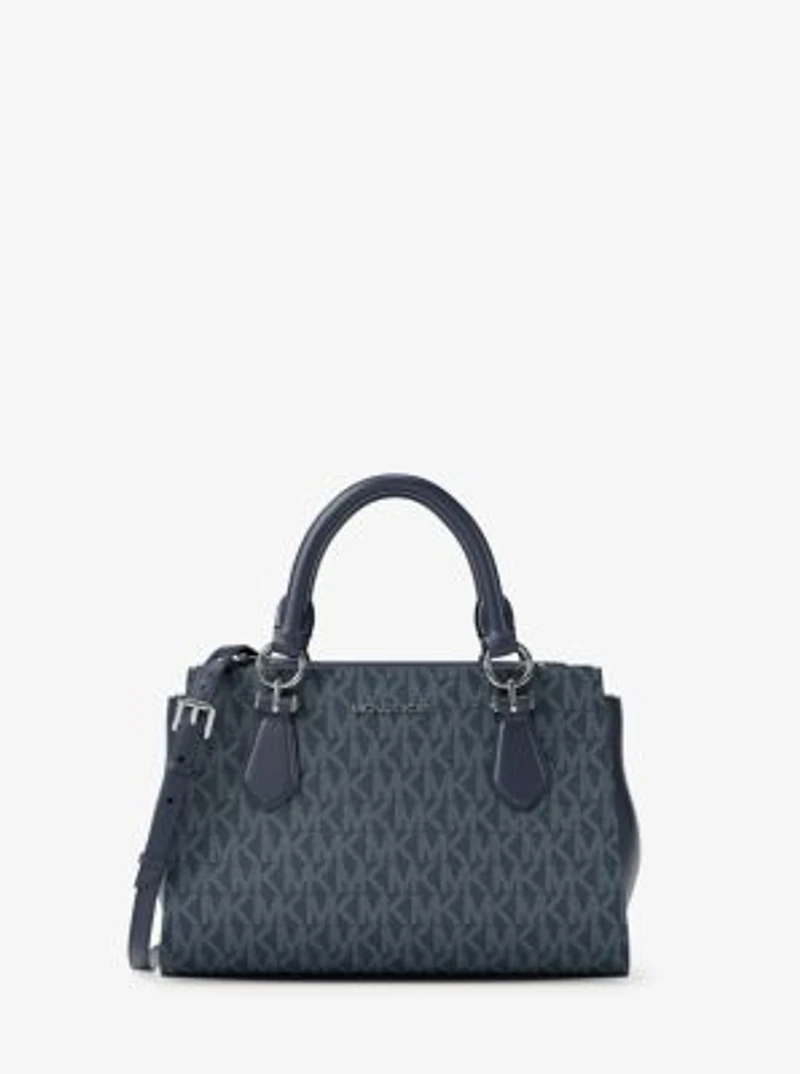 Marilyn Small Signature Logo Messenger Bag