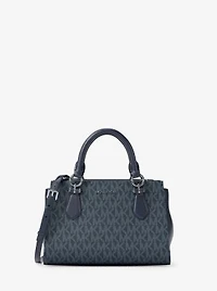 Marilyn Small Signature Logo Messenger Bag