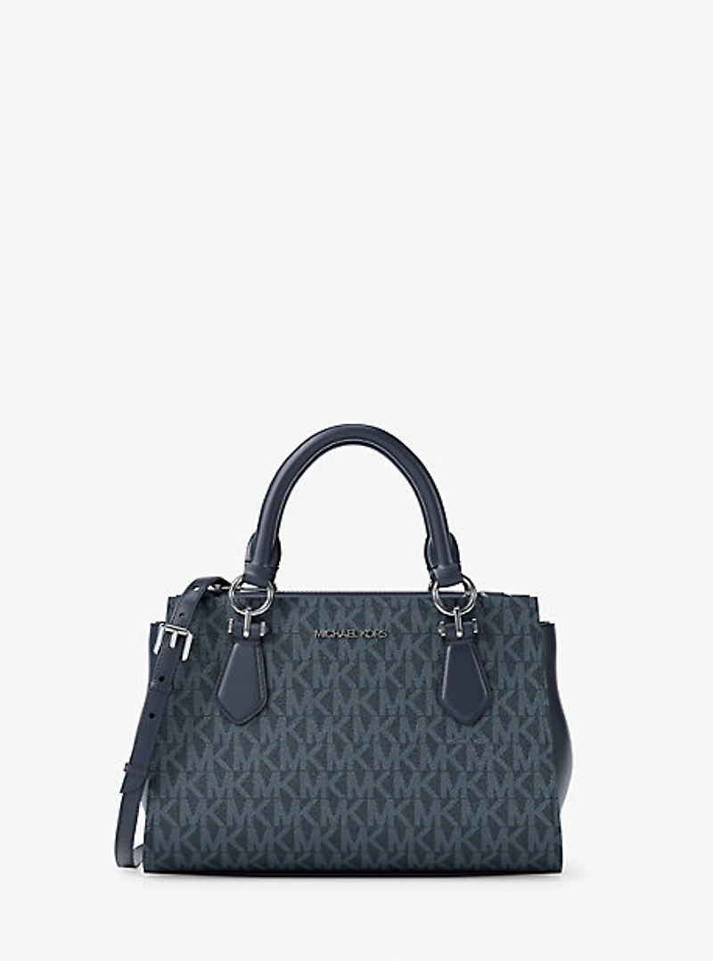 Marilyn Small Signature Logo Messenger Bag