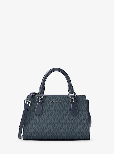 Marilyn Small Signature Logo Messenger Bag